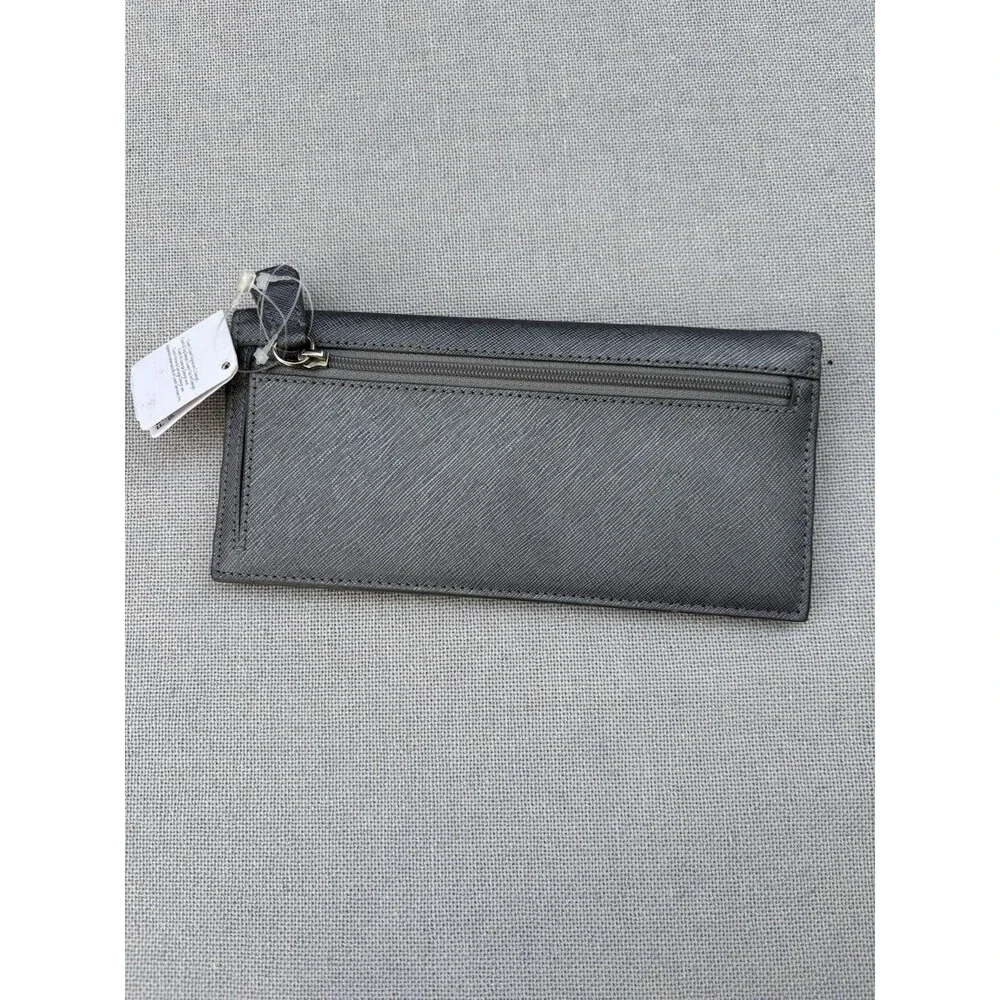 COACH Darcy Soft Wallet / Long Flap Wallet Saffiano Leather